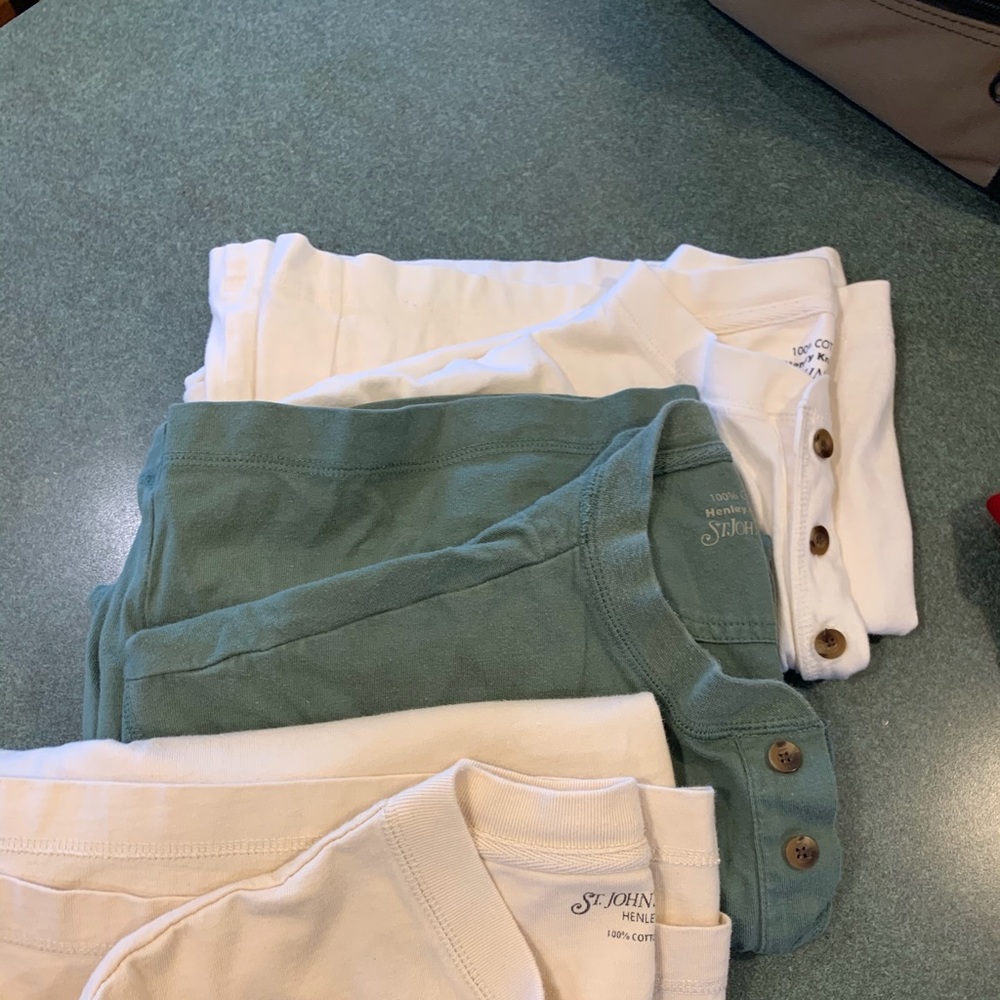 Henleys, lot of 3, men’s XL